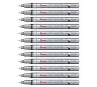 Pentel Extra Fine Paint Marker - Silver (Pack of 12)