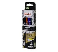 Pentel Extra Fine Permanent Marker 4pc Wallet Assorted