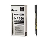 Pentel Extra Fine Permanent Marker Pen 1.6mm Bullet Tip NF450 assorted or black
