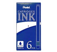Pentel F700 Fountain Pen Refill Pack of 6 - Blue Ink