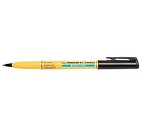 Pentel Fabric Marker, fine Point 0.2mm, Black Ink, 1 Pack of 12 Markers