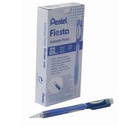 Pentel Fiesta 0.5mm Automatic Pencil - Blue Barrel (Pack of 12), AX105-CO