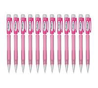 Pentel Fiesta 0.5mm Automatic Pencil - Red Barrel (Pack of 12), AX105-BO