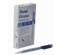 Pentel Fiesta 0.7mm Mechanical Pencil - Blue Barrel (Pack of 12), AX107-CO