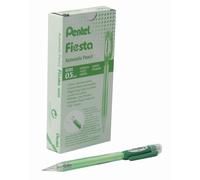Pentel Fiesta Mechanical Pencil 0.5mm Green Barrel Pack of 12