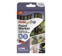 Pentel Fine Paint Marker Metallic Colours Pack of 8