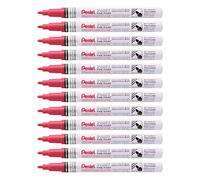 Pentel Fine Paint Marker Red - Pack of 12