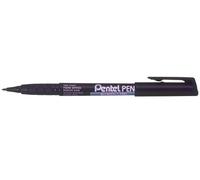 Pentel Permanent Marker Xylene/Toluene-free Fine Tipped 0.8mm Line Black Ref NMS50-A [Pack of 12]