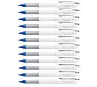Pentel Floatune 0.8mm Rollerball Blue Pack of 12
