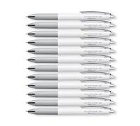 Pentel BY208 Floatune Retractable Rollerball Pen, 0.8mm Tip, Black ink (Pack of 12)