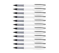 Pentel Floatune Rollerball, 0.8mm Medium Line, Black Ink, 12 Pack
