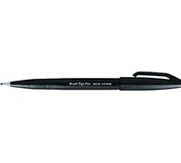 Pentel Fude Touch Brush Stroke Sign Pen - Black Ink