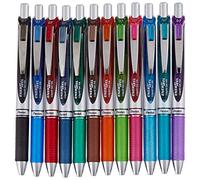 Pentel Energel Rtx Retractable Liquid Gel Pen .7Mm 12/Pkg-Assorted Ink Colors