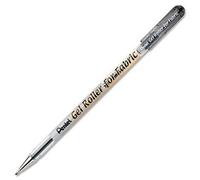Pentel Gel Roller For Fabric Black Permanent Ink Pen