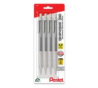 Pentel GraphGear 500 Mechanical Drafting Pencil, (0.9mm), Bold Line, Gray Barrel, Pack of 4 (PG529BP4N)