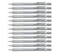 Pentel Graphgear 500 Mechanical Pencil 0.5mm Lead Grade HB 1 x Graphgear Pencil Silver (PG515-A)