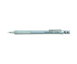 Pentel Graphgear 500 Mechanical Pencil, 0.5mm Lead, Grade HB, 1 x Graphgear Pencil, Silver, (PG515-A)