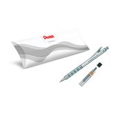 Pentel GraphGear PG1015-A, 0.5 mm Metal Body Technical Mechanical Pencil + 1 Case of 12 Super C505-HB Hi-Polymer Leads