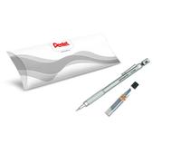 Pentel GraphGear PG515-A, 0.5 mm Technical Mechanical Pencil + 1 Case of 12 Hi-Polymer Super C505-HB Leads