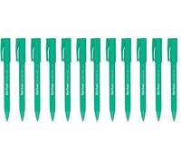 Pentel Green Rollerball Pen Fine R50 Nib 0.8mm Home School Office 12 Pack