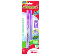 Pentel Handy-line S Retractable Highlighter Chisel Tip Violet Ink 1 Pen with 1 Refill (SXS15SLRBPV)