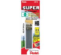 Pentel HB Lead Refill Economy Pack 0.9 mm Black Pack Of 30 Refills