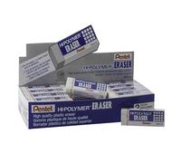 Hi-Polymer Pentel Block Eraser, Large, White, 36 pack (ZEH-10)
