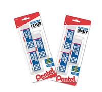 Pentel Hi-Polymer Block Eraser, Large, White 6 pack (ZEH10BP3P2)