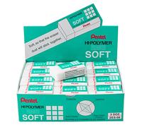 Pentel Hi-Polymer Soft Eraser, 36 Pack