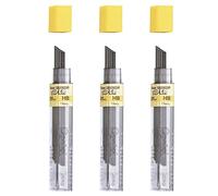 PENTEL Hi-Polymer Super 0.9 mm HB Pack of 3 Packs of 15