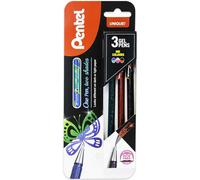 Pentel XK110/3-DPAX Hybrid Dual Metallic Gel Pen - Green/Pink/Black
