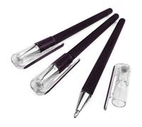 Pentel Hybrid Dual Metallic Pen - BLK/METR