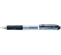 Pentel Hybrid Gel Grip Retractable, Black, Pack of 12, K157-A