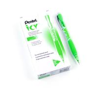 Pentel Icy Mechanical Pencil 0.5mm Tinted Lime Green Barrel Box of 12 AL25TK