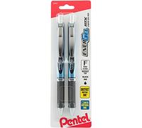Pentel Ink Energel Retractable Fine Point Liquid Gel Pens - Black