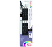 Pentel Ink Pocket Brush Pen Refills 6 kg Black