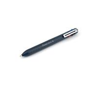 Pentel iZee 4 Colour 1.0mm Ballpen Dark Blue Barrel Black, Red, Blue & Green Ink Pack of 12