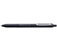 Pentel Izee Ballpoint Pen Retractable 1.0Mm Tip 0.5Mm Line Black Pack 12 BX470-A