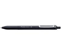 Pentel IZEE Retractable Ballpoint Pen 1 mm Tip Wide Writing Black