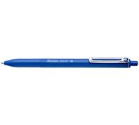 Pentel iZee Retractable Ballpoint Pens with Metal Clip 1 mm Tip 0.5 mm Line Blue Pack of 3
