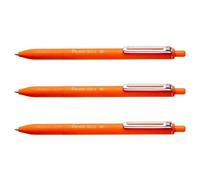 PENTEL iZee Retractable Ballpoint Pens Pack of 3 Orange
