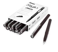 Pentel JM20 Stylo Disposable Fountain Pen Grey Ink Pack of 12