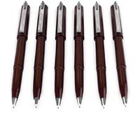 Pentel JM20 Stylo Disposable Fountain Pen Grey Ink Pack of 6