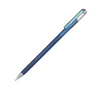 Pentel K110 Hybrid DualMetallic Gel Rollerball, 1.0mm Tip, Blue/Metallic Green (Single Pen)