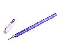 Pentel Hybrid - Dual Metallic - Liquid Gel Rollerball Pen - K110 - Single - Light Violet/Metallic Red & Blue