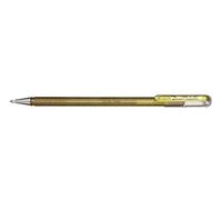 Pentel Hybrid - Dual Metallic - Liquid Gel Rollerball Pen - K110 - Gold - Single
