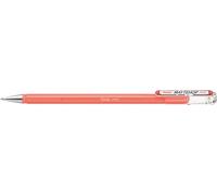 Pentel K110-V Mattehop Gel Ink Rollerball, 1.0mm Tip, Coral Pink ink (Single Pen)