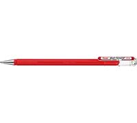 Pentel K110-V Mattehop Gel Ink Rollerball, 1.0mm Tip, Red ink (Single Pen)