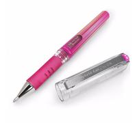 Pentel Pink Gel Pen 1.0mm Hybrid Gel Grip DX Metallic Pen- Medium