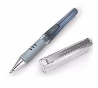 Pentel 1.0mm Tip Hybrid Gel Grip Dx Metallic Silver Ink Pen with Chunky Barrel - Silver